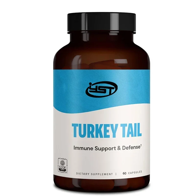 

Грибная добавка с индейским хвостом, способствует иммунитету и здоровью пищеварительной, 60 капсул