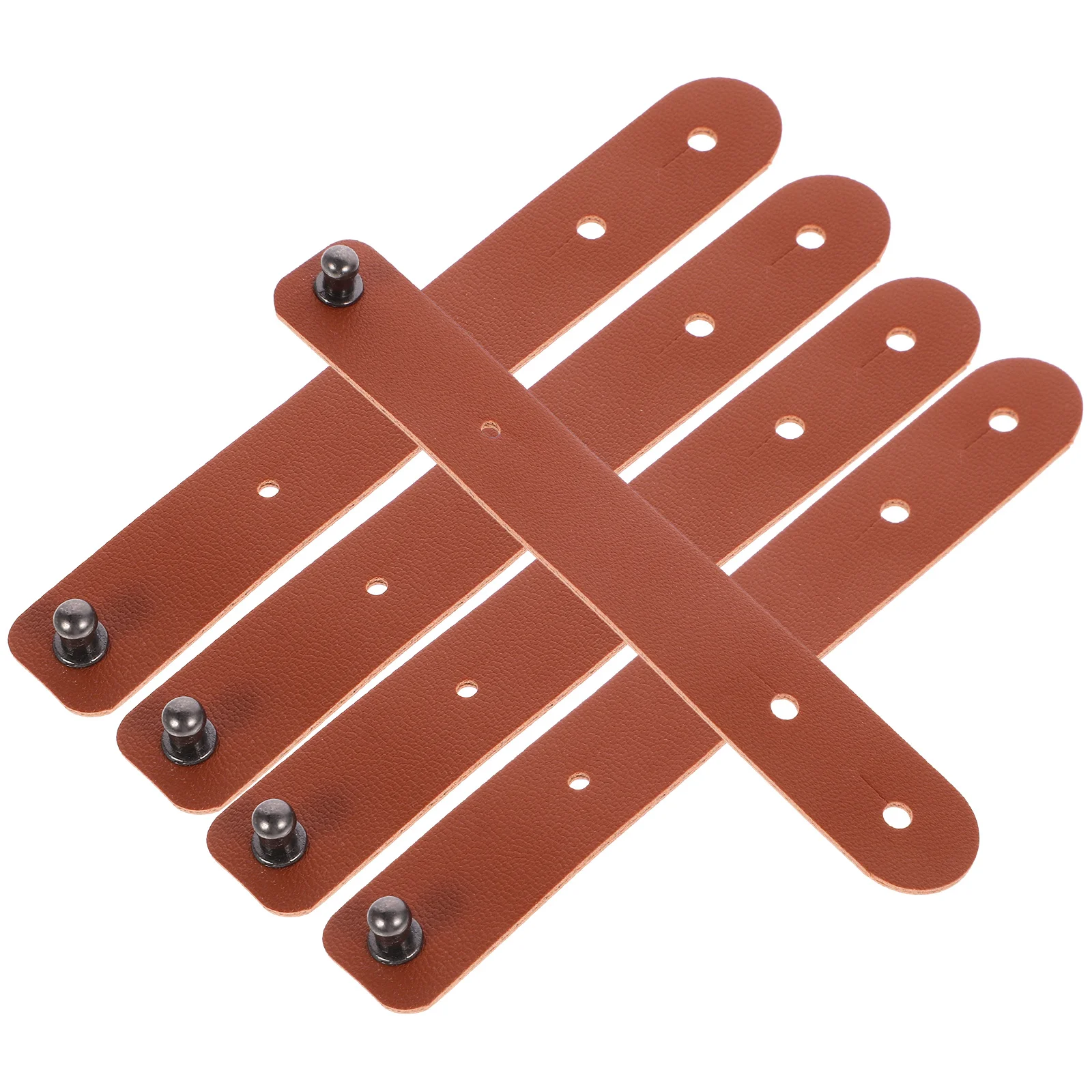 

5 Pcs Buckle Tie Cord Organiser Organizers USB Cable Ties Wire Skin Holder
