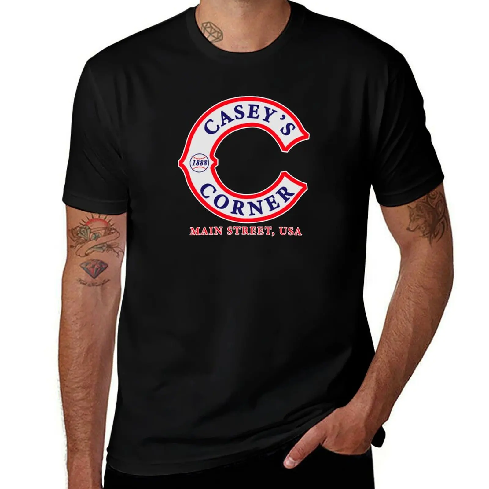 

Casey's Corner T-Shirt man t shirts for men casual funny t shirts cotton t shirt man designer T-shirt