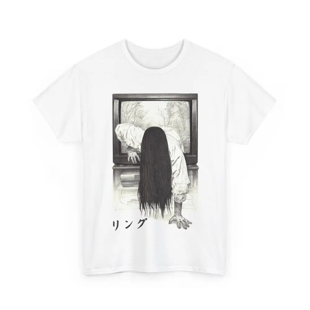 Ring リング Movie Horror T Shirt Unisex Heavy Cotton Tee