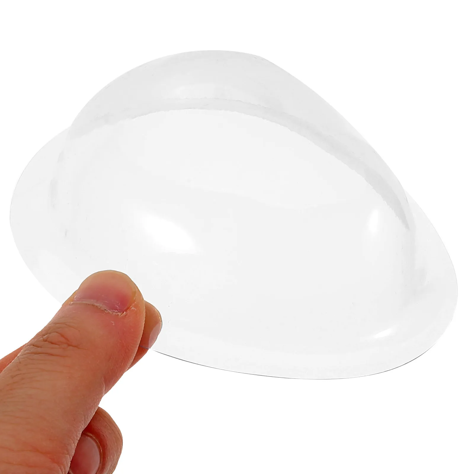 4 pezzi di copertura in plastica per maschera trasparente per protezione Bjd, accessorio per coperture per il viso con display resistente all'usura artigianale fai da te