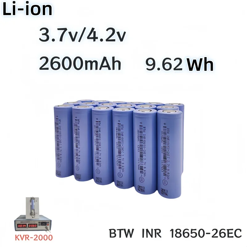 18650-36EC 3,7 V 2600 mAh 100% nowy akumulator litowo-jonowy Nadaje się do wymiany elektronarzędzi, takich jak latarki zabawkowe