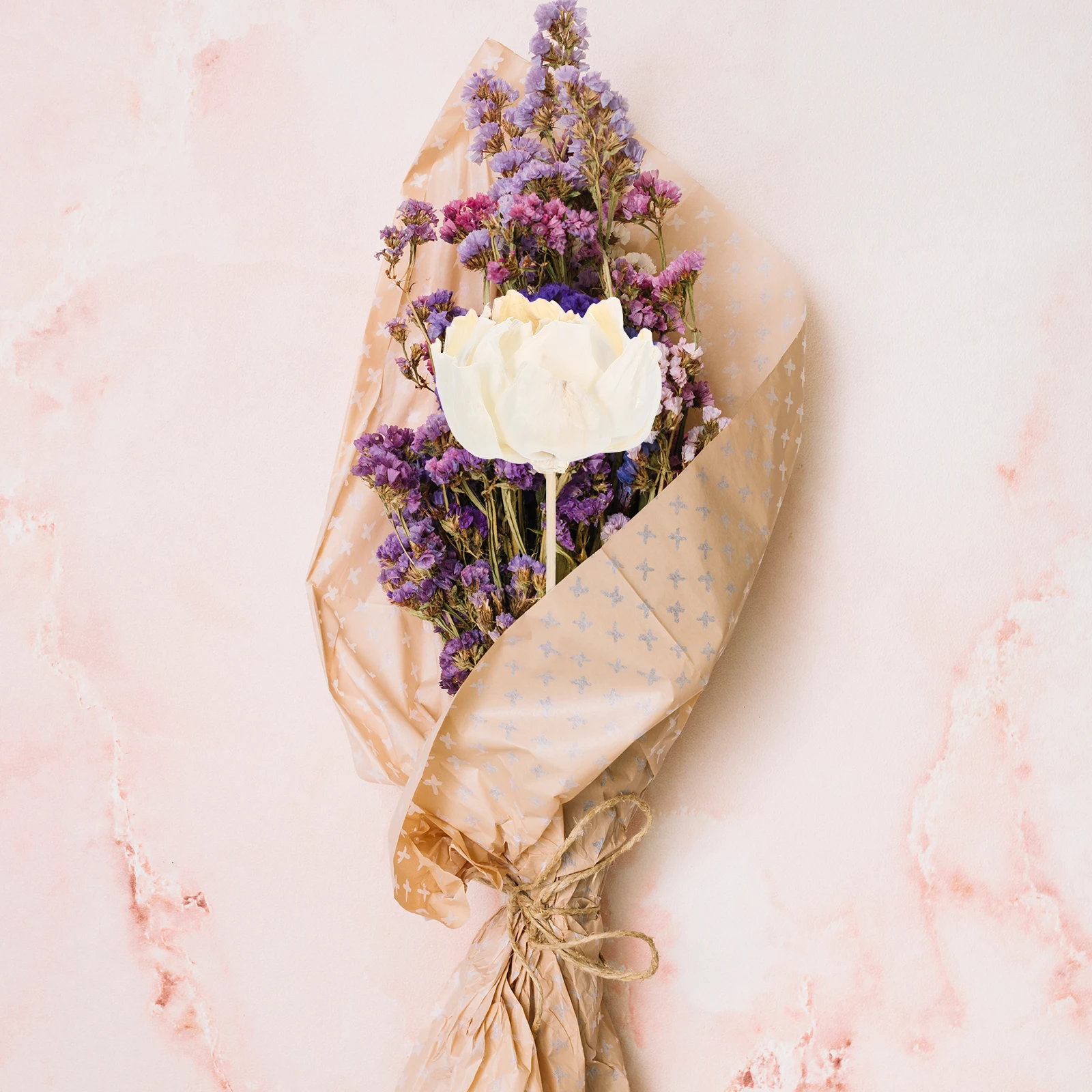 

Artificial Flower Diffuser Aromatherapy Decor Realistic Design Easy to Use Office Bathroom Car Essential Oil Fragrance