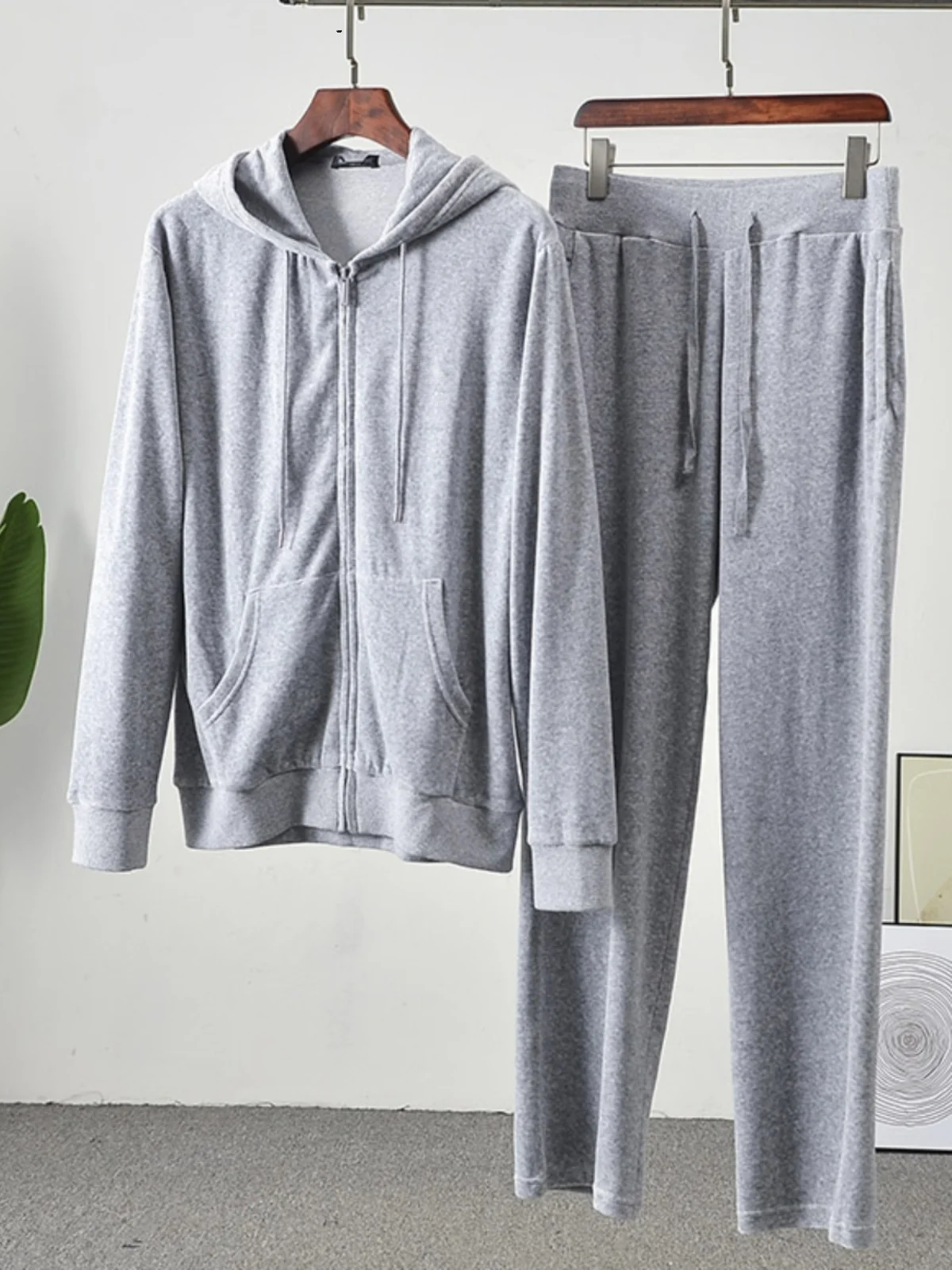 

Высококачественный мужской повседневный спортивный костюм: модный комплект для дома и отдыха (толстовка и брюки) с длинными рукавами и штанами для молодежи