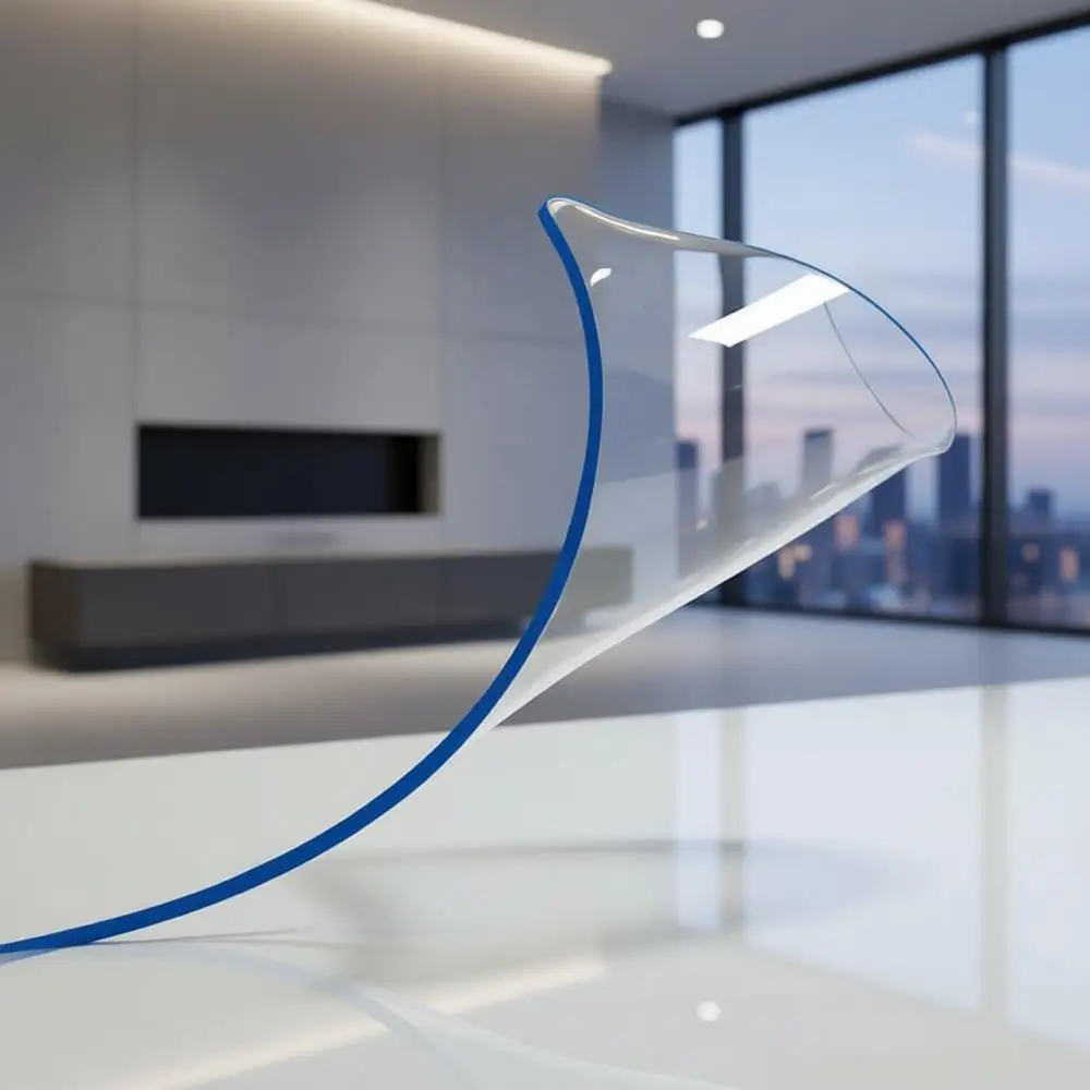 

44 x 72 дюйма, 6 футов, прозрачная пластиковая защита для обеденного стола, скатерть, коврик для стола, деревянная мебель, кофейное стекло, конец, банкетный стол для