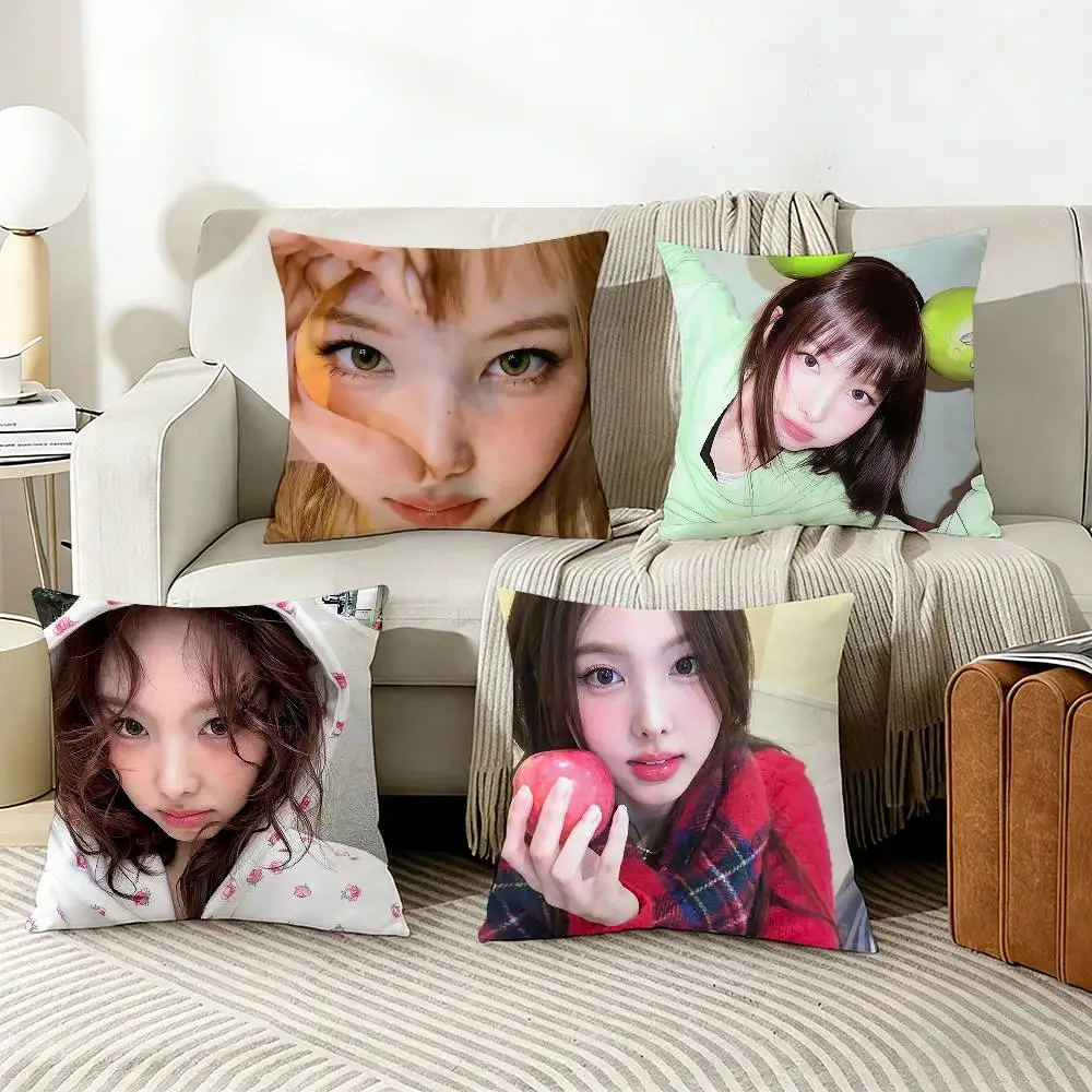 

N-NayeonS Bunny Queen Pillow Case Living Room Sofa Cushion Cover Suitable For Home Bedroom Room Decoration