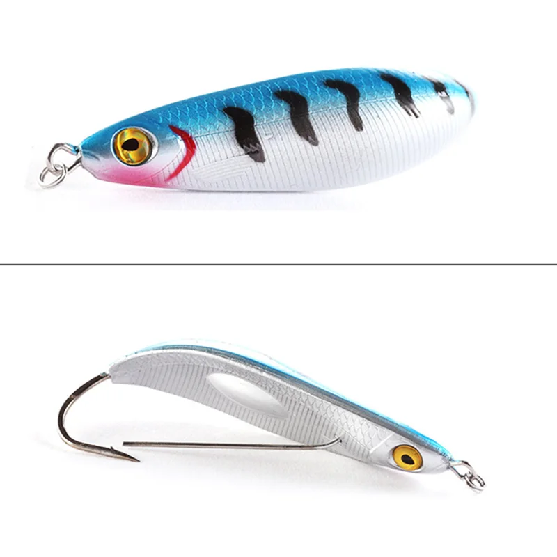 1pcs 8.5cm 20g Spoon Vib Fishing Lure Grass Blocking Single Hooks Wobblers Spinning Swimbait Bass Artificial Hard Bait Tackle