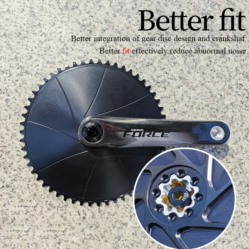 KEOS 3mm Offset 8-bolt Road Bike Narrow Wide Direct Mount Chainring 36-54T Chainring ForSram 12s FORCE RED Crank 7-12speed
