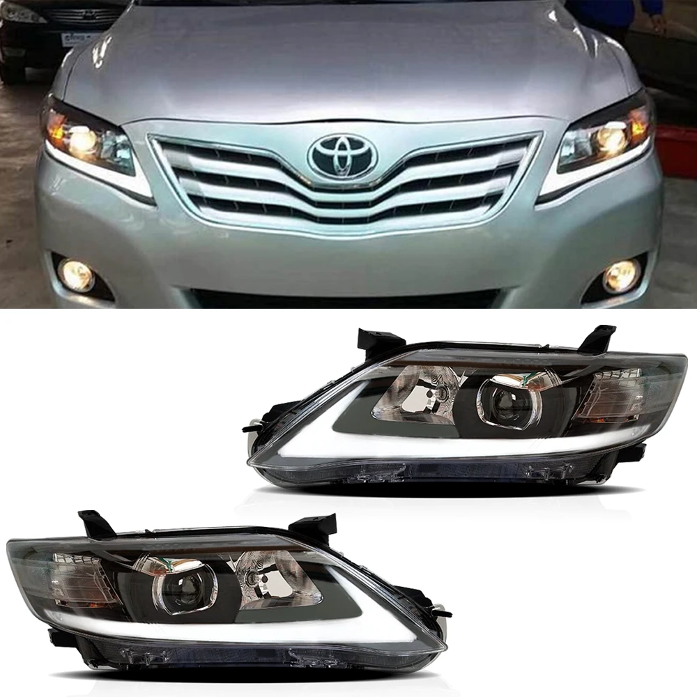 VLANDFOR TOYOTA CAMRY 2009-2011 HEAD LAMP(USA TYPE) Headlights DRL Day Running Light LED Fog Lights Car Accessory Head Lamp