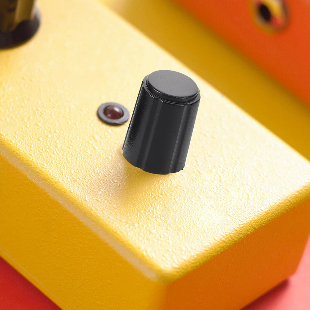 

12 Pcs Guitar Knob -shaft Volume Control Knobs Black Plastic Potentiometer