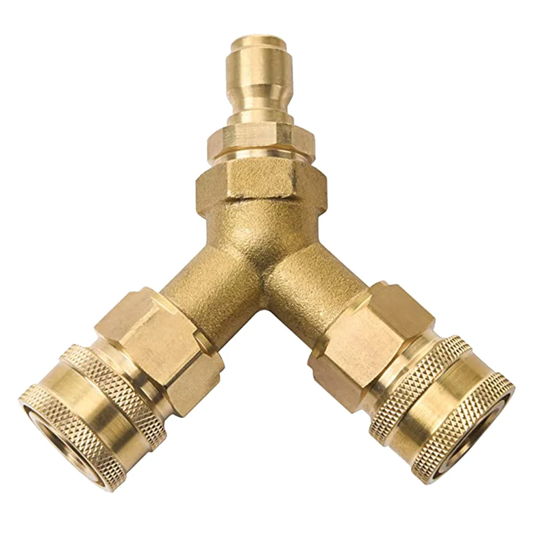 ABKL-Tee Spliter Adapter With 3/8 Inch Quick Release Connector For High Pressure Washer