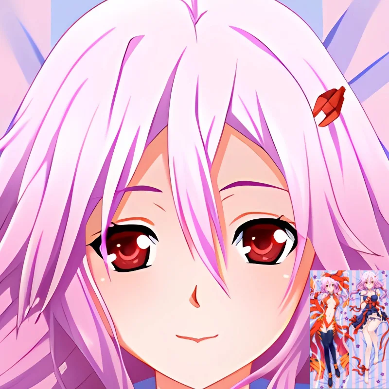 DIY Personalized Anime Yuzuriha Inori Dakimakura Pillow Cover Case Hugging Body Pillowcase Double-sided Print Dropshipping