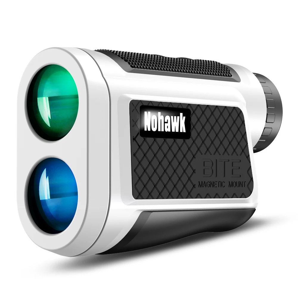 Nohawk NP02 1500m Long distance Golf Range Finder with Magnet Rangefinder Flag-Lock and Slope Compensation