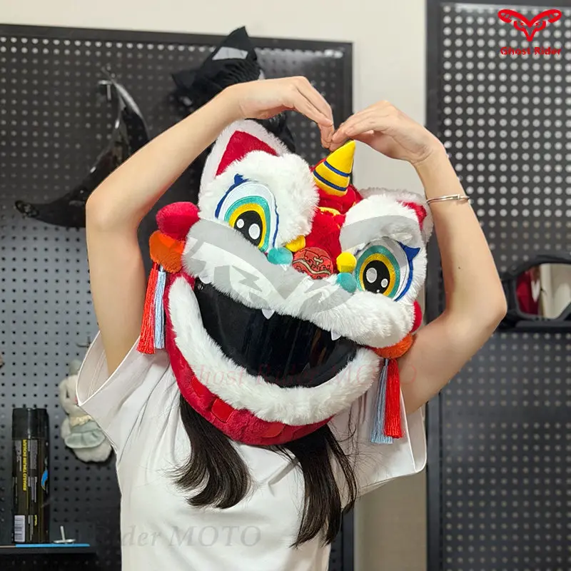 copricasco-integrale-per-moto-in-peluche-decorazione-per-casco-ispirata-alla-danza-del-leone-cinese-kung-fu
