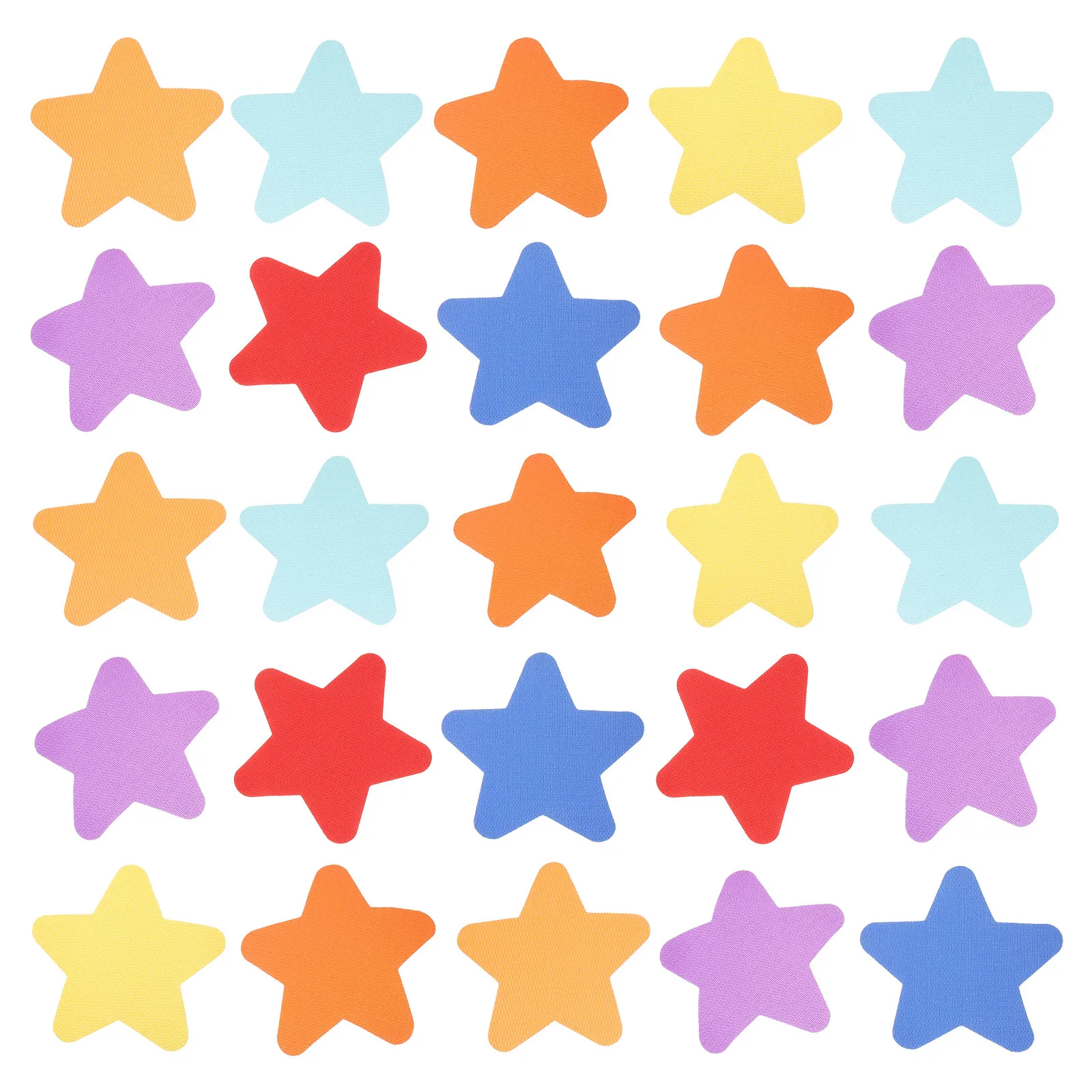 50Pcs Star Shape Carpet Markers Colorful Educational Floor Spot Stickers for Classroom Preschool Kindergarten Rug Activity