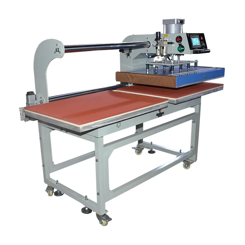 

Factory whole sale fully automatic pneumatic hydraulic 60x80 heat press machine 60*80 for t-shirt and printer