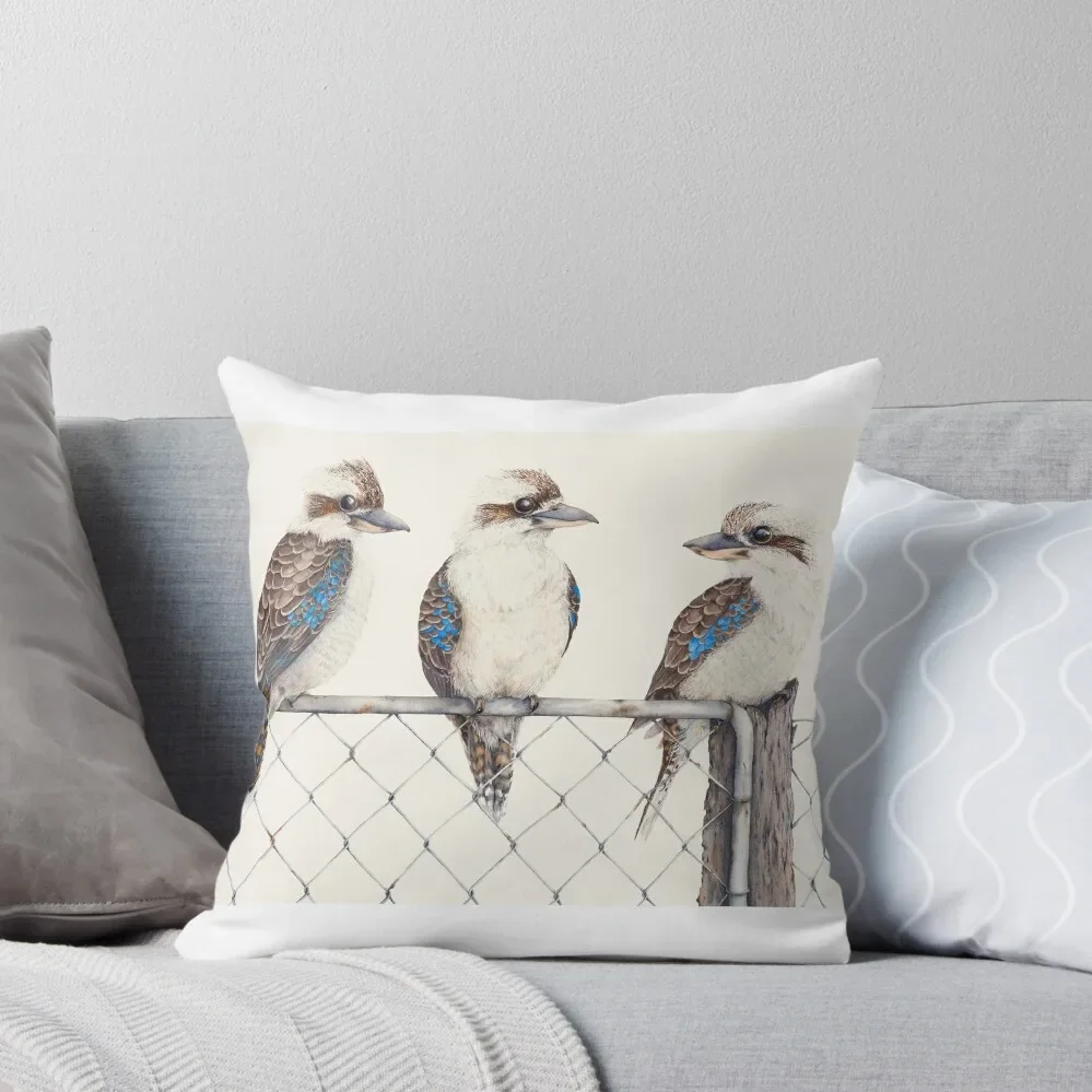 Sitting on the Fence II Throw Pillow Luxury Pillow Cover Cushion Child pillow