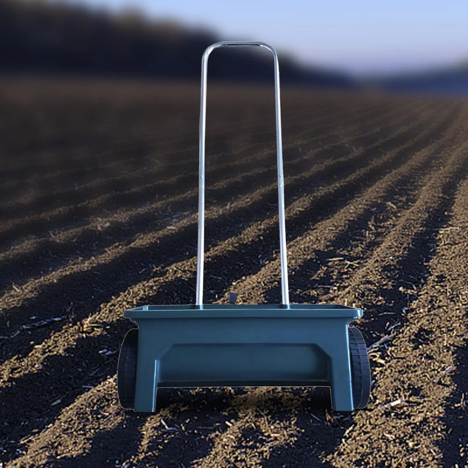 

Hand Push Seed Spreader 12L, Spreader Walk behind Push Drop Spreader for Compost