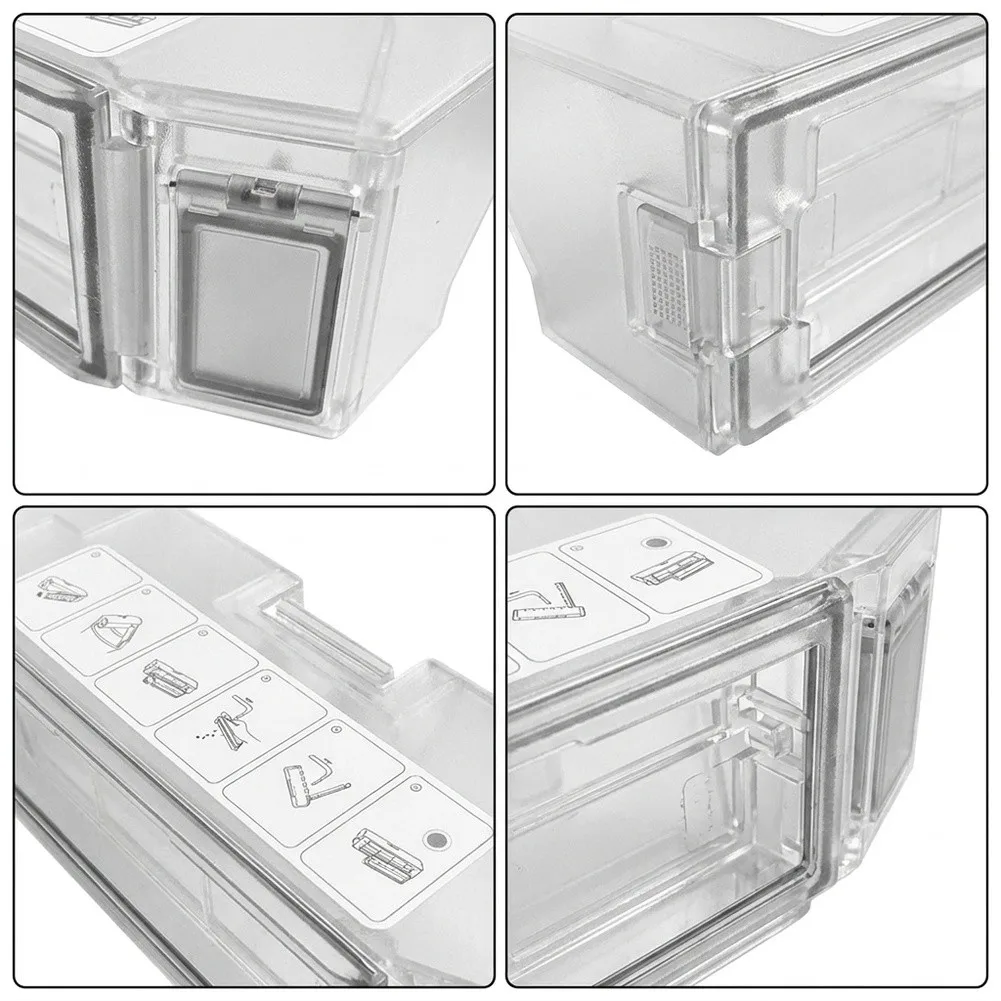 For Dreame S10 S10 Pro B101CN Replacement Dustbin Transparent Material Large Capacity Hair Resistant Suction Channel Design