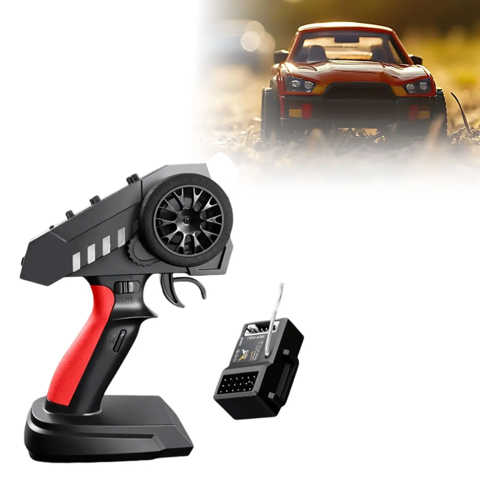 RC 송신기 및 수신기 6채널 전문가용 고감도 업그레이드