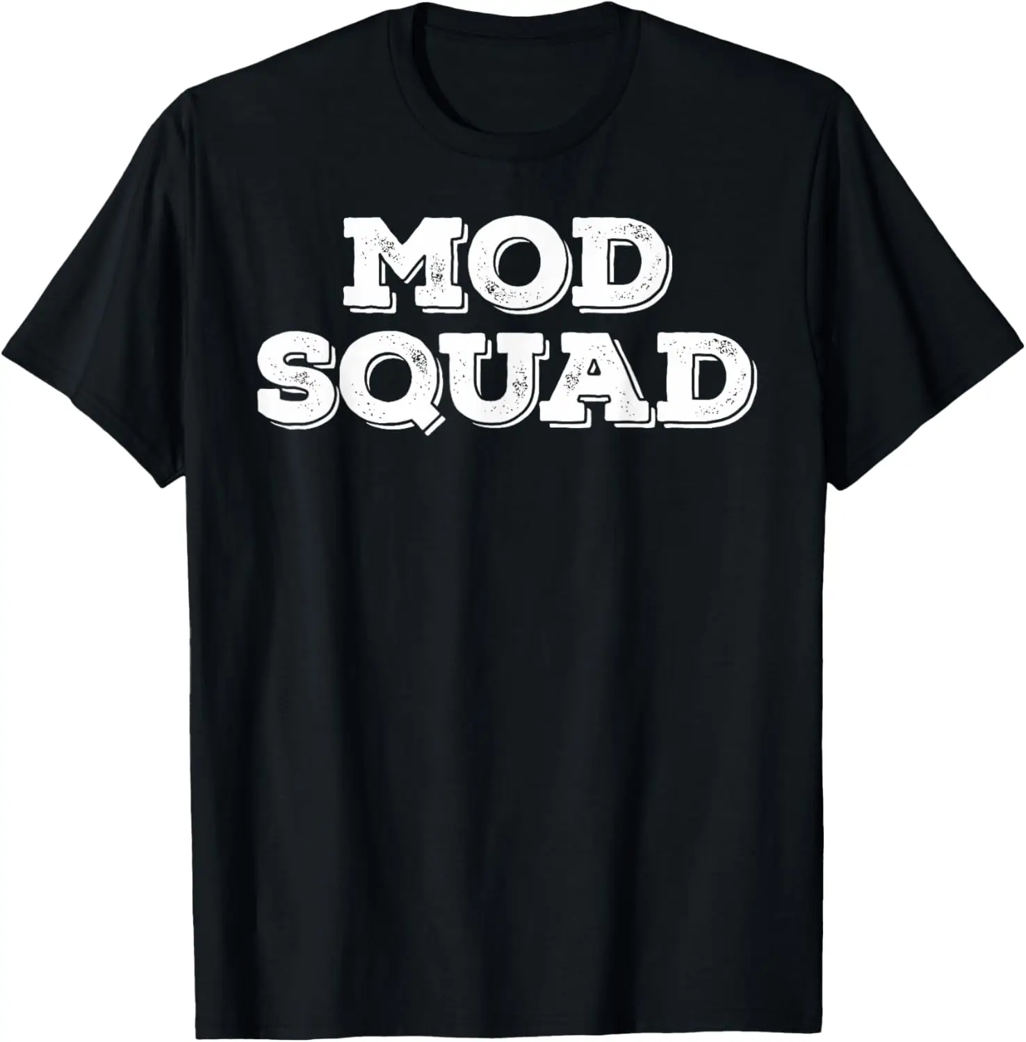 Mod Squad Moderator Engraçado Fórum Grupo Admin Mídia Social Camiseta Divertida