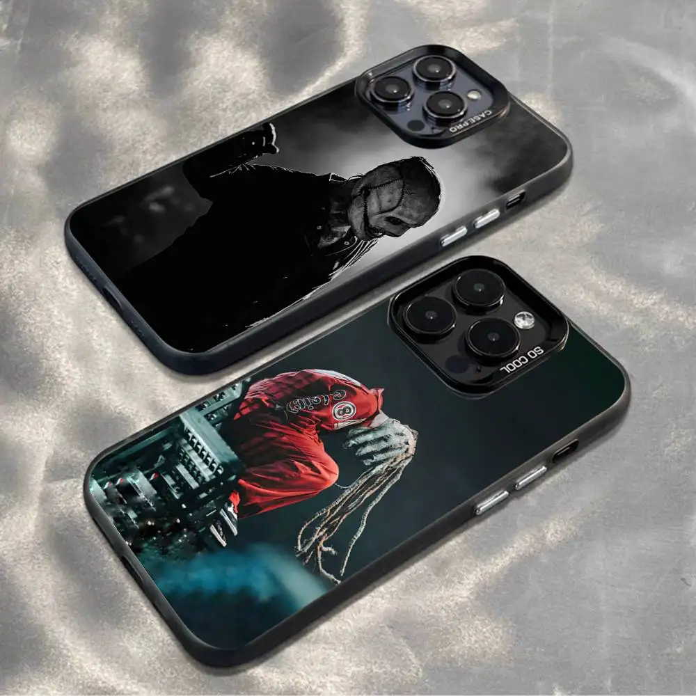 

C-Corey T-Taylor Musician Phone Case For iPhone17,16,15,14,13,12,11,Mini,Pro,MAX,plus,Black Matte Shockproof Cover