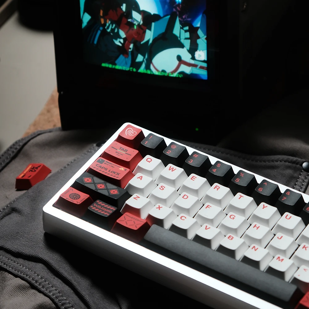 FBB Keycap Red Heresy PBT сублимационная механическая клавиатура на заказ DIY аксессуар для ПК на заказ черно-красный толщина 1,7 мм