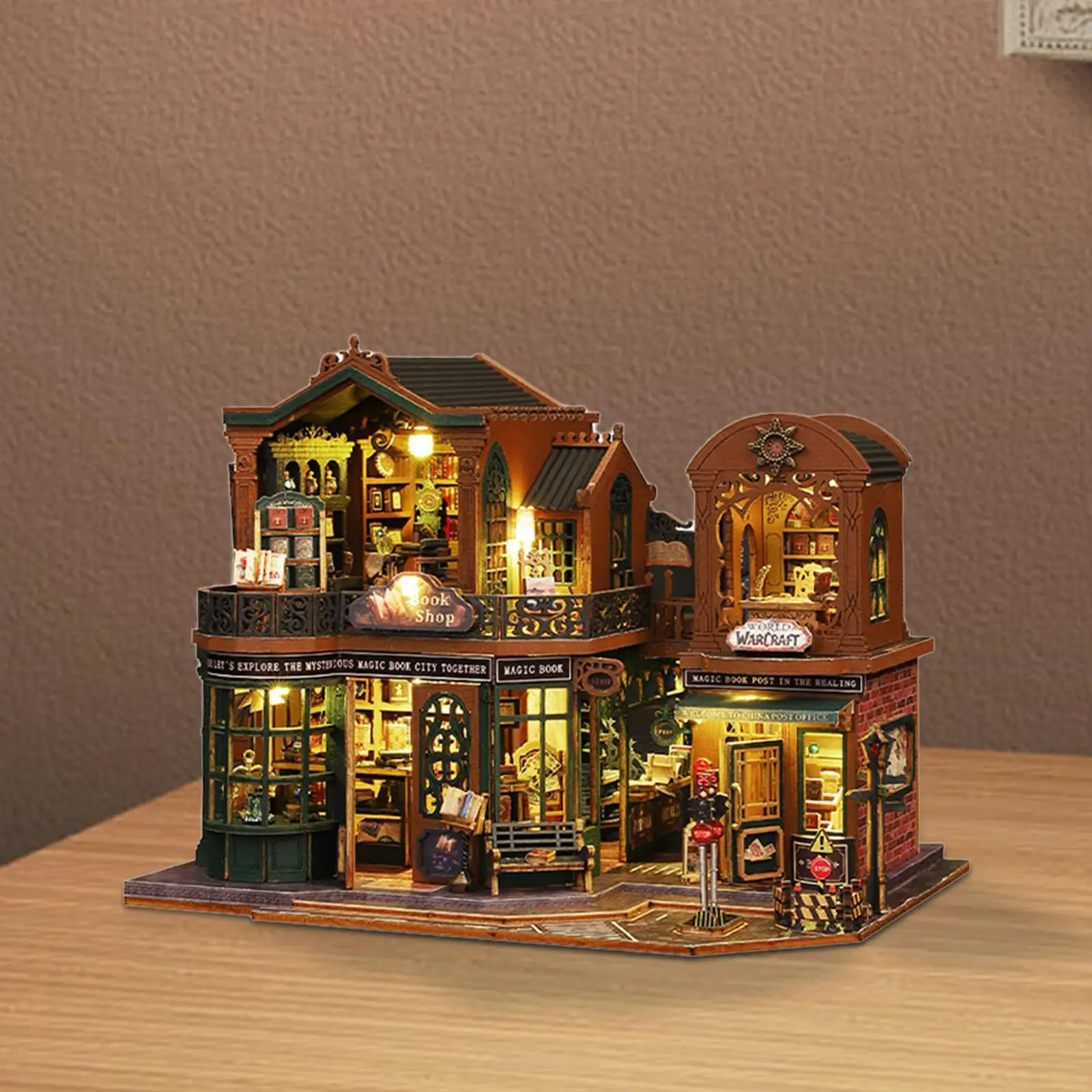 DIY Miniature Dollhouse Kits 3D Puzzles Ornament Desktop Decoration for Kids