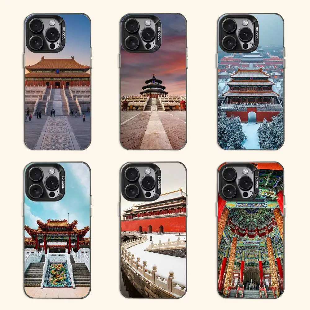 

Forbidden City China Case for iPhone 11 12 13 14 15 16 17 Pro Max XS X XR Cover