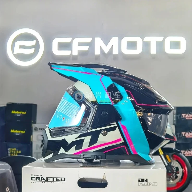

CFMOTO CF 450MT 800MT Motorcycle Helmet Full Face Double Lens Off-road Racing Helmet Men Capacete Cascos Para Moto DOT