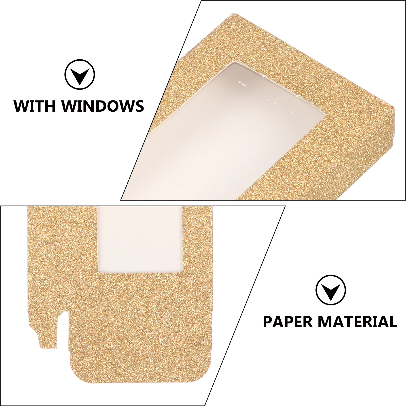 Boîte de rangement pour faux cils avec fenêtre transparente, 24 pièces, pour conserver la forme des cils avec un plateau, organisateur de cils, conteneur d'emballage vide