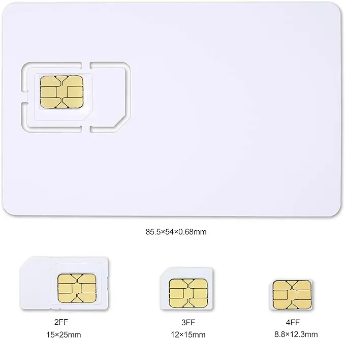 OYEITIMES 2G GSM SIM-карта Пустая SIM-карта 2G Программируемая GSM SIM-карта ICCID IMSI PIN PUK ADM KI COMP128 Алгорит без OP/OPC