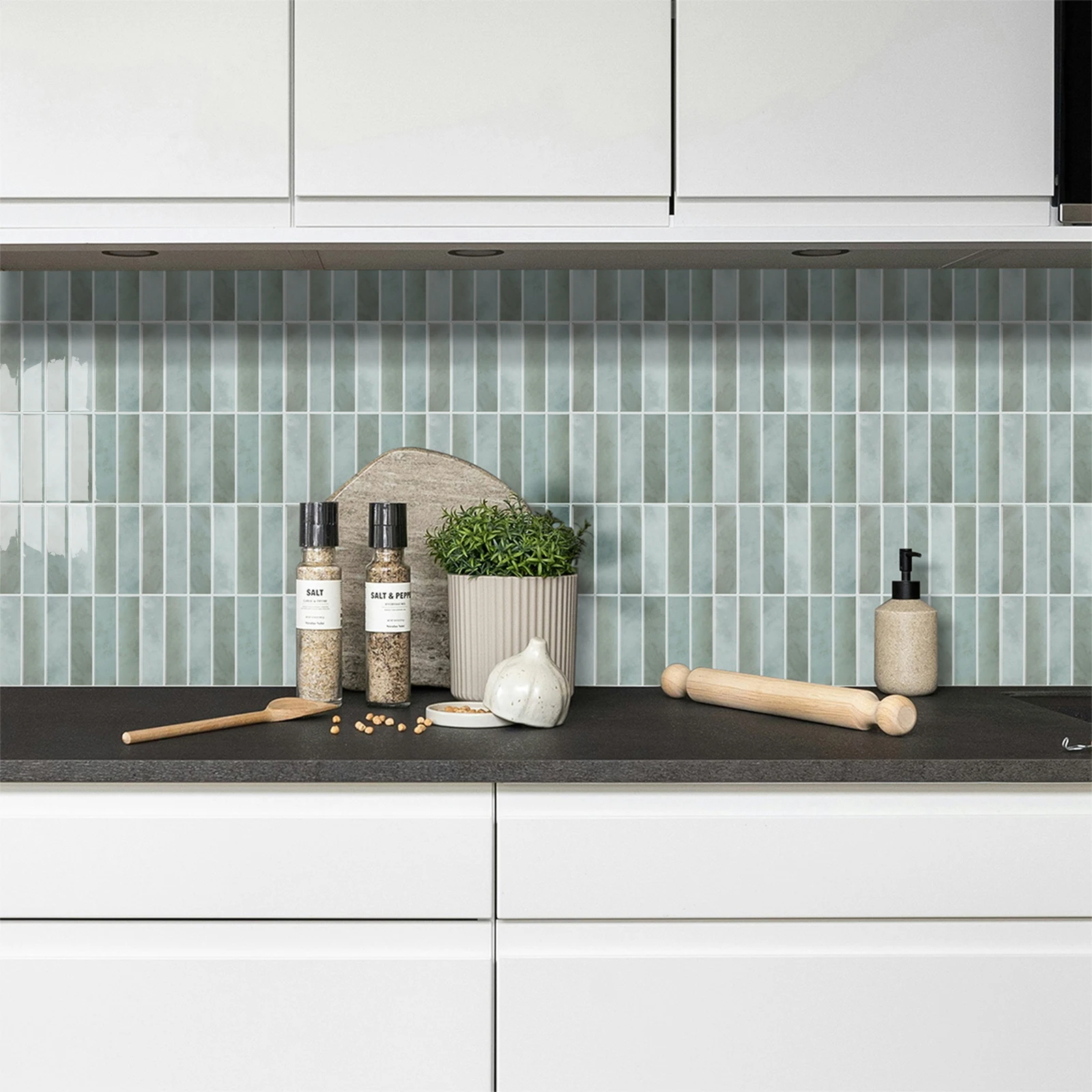 10pcs Peel and Stick Wall Tile Stickers Self-adhesive 3D Ceramic Tiles Waterproof Vinyl Wallpaper for Home Apartment  Decoration