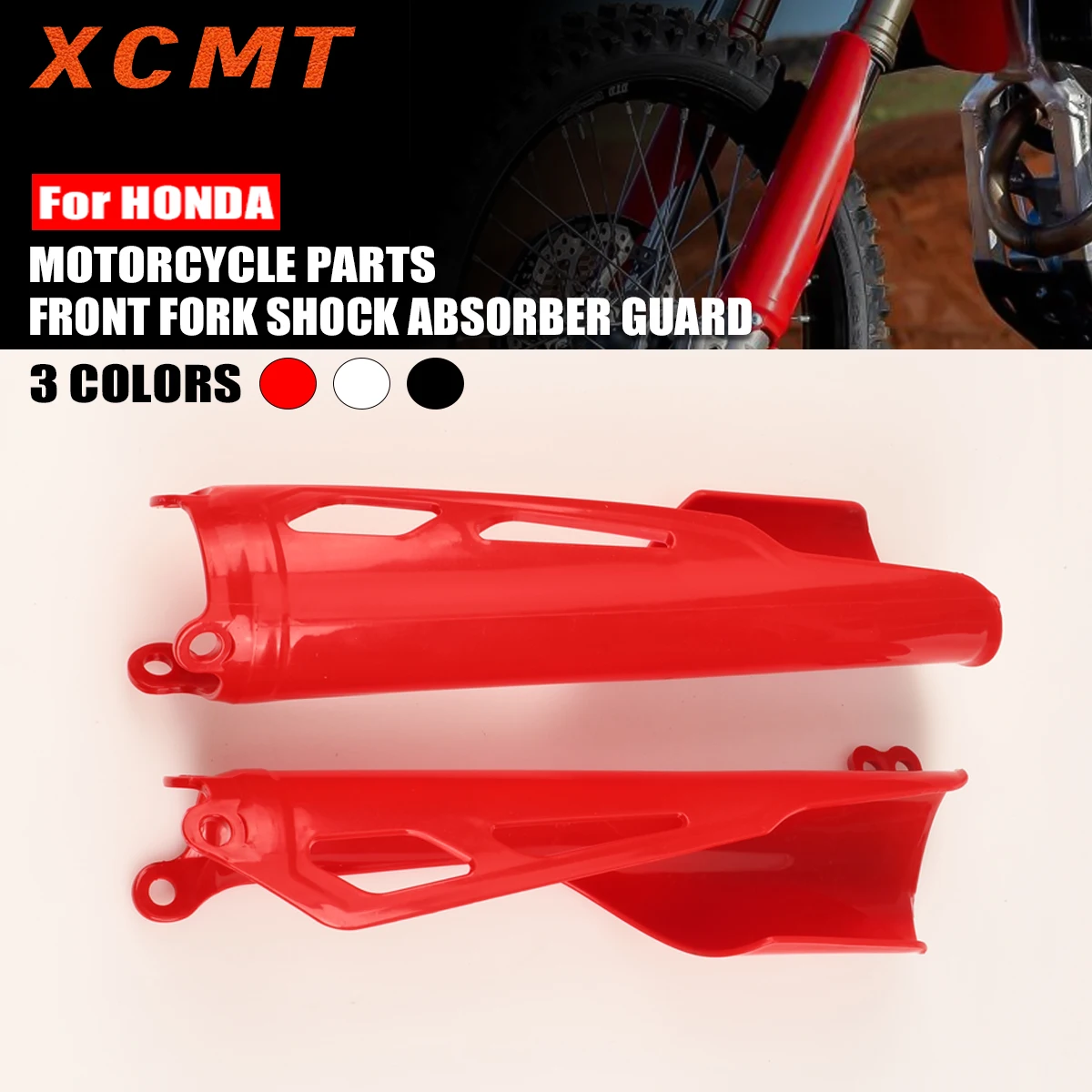 

For Honda CRF250R 250R-WE 250RX 300RX/ENDURO 450R L X RL RX 19-25 Motorcycle Front Fork Guard Fork Shock Slider Protector Cover