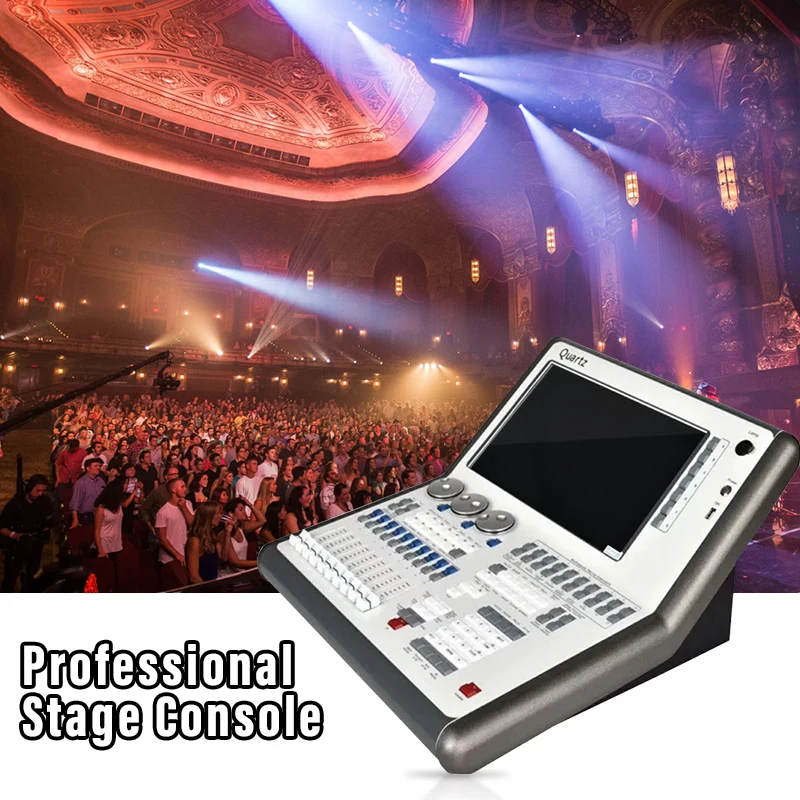 

2048 Channel Professional Quartz DMX Console Stage Lighting Console Pro DJ Controller Support Artnet Network