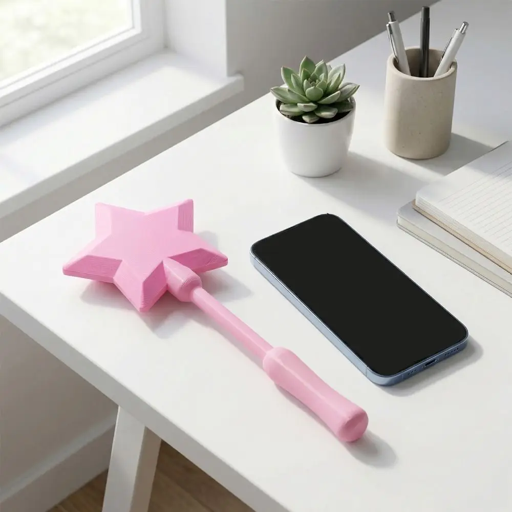 Creative 3D Printed Wand Tap To Pay Stretchable Portable Star Magic Wand Holder Cute Funny Telescoping Credit Card Holder
