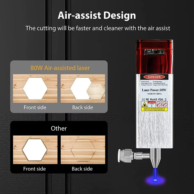 Laser Engraving Module with 2 Protective Shell for Laser Cutting CNC