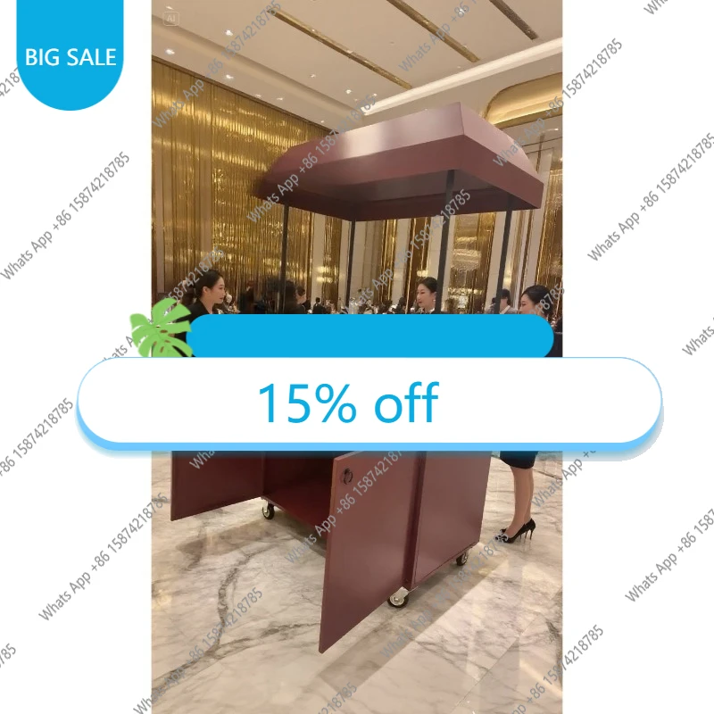 

XS Card Sign-in Float Ювелирный магазин Тележка для киоска, рекламный стол для мобильных банков