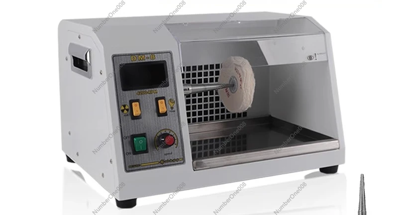 

Jewelry cloth wheel polishing machine DM-8 desktop grinding adjustable speed variable frequency vacuum cleaning cloth wheel