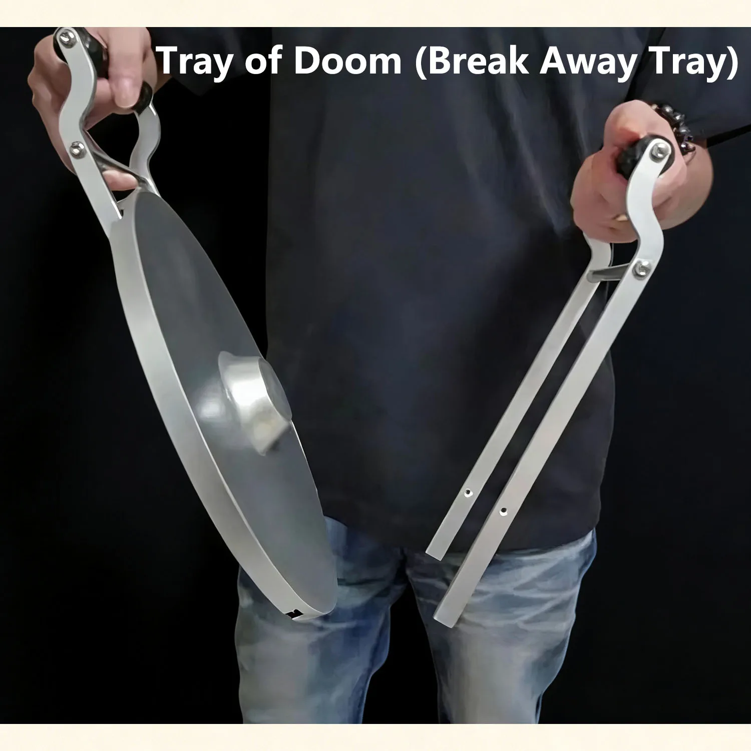 Tray of Doom (Break Away Tray) Magic Tricks Stage Magia Professional Magician Gimmick Props Magia Show Mentalism Large Terrible