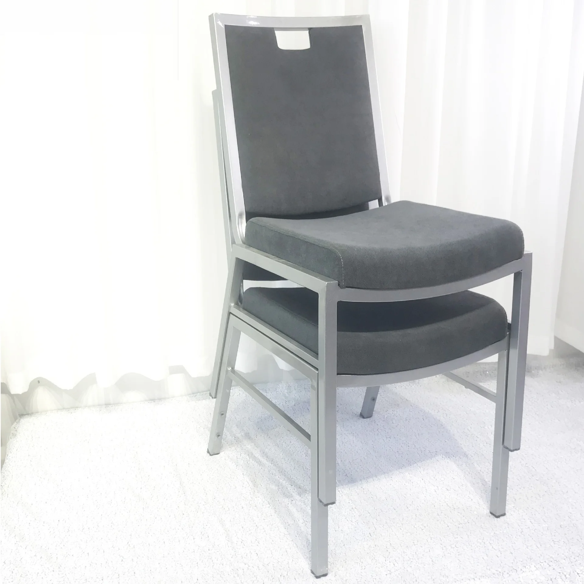 Aluminum Alloy Banquet Hotel Dining Chair Conference Chair