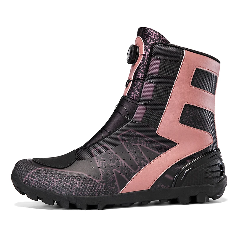 

Motorcycle protective boot fashion men four season high top anti slip wear-resistant comfortable off-road breathable riding boot