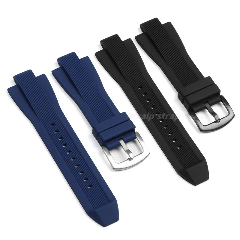 Silicone Watch Band for Michael Kors MK8184 MK8729 MK9020 MK8152 MK9026 Watchband 29mmx13mm Raised Mouth Watch Strap Accessories