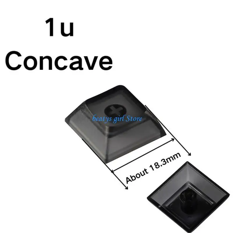 

C7AB 10Pcs Mechanical Keyboards KeyCap Blank DSA PBT KeyCap 1U 1.25U 1.5U 1.75U 2U