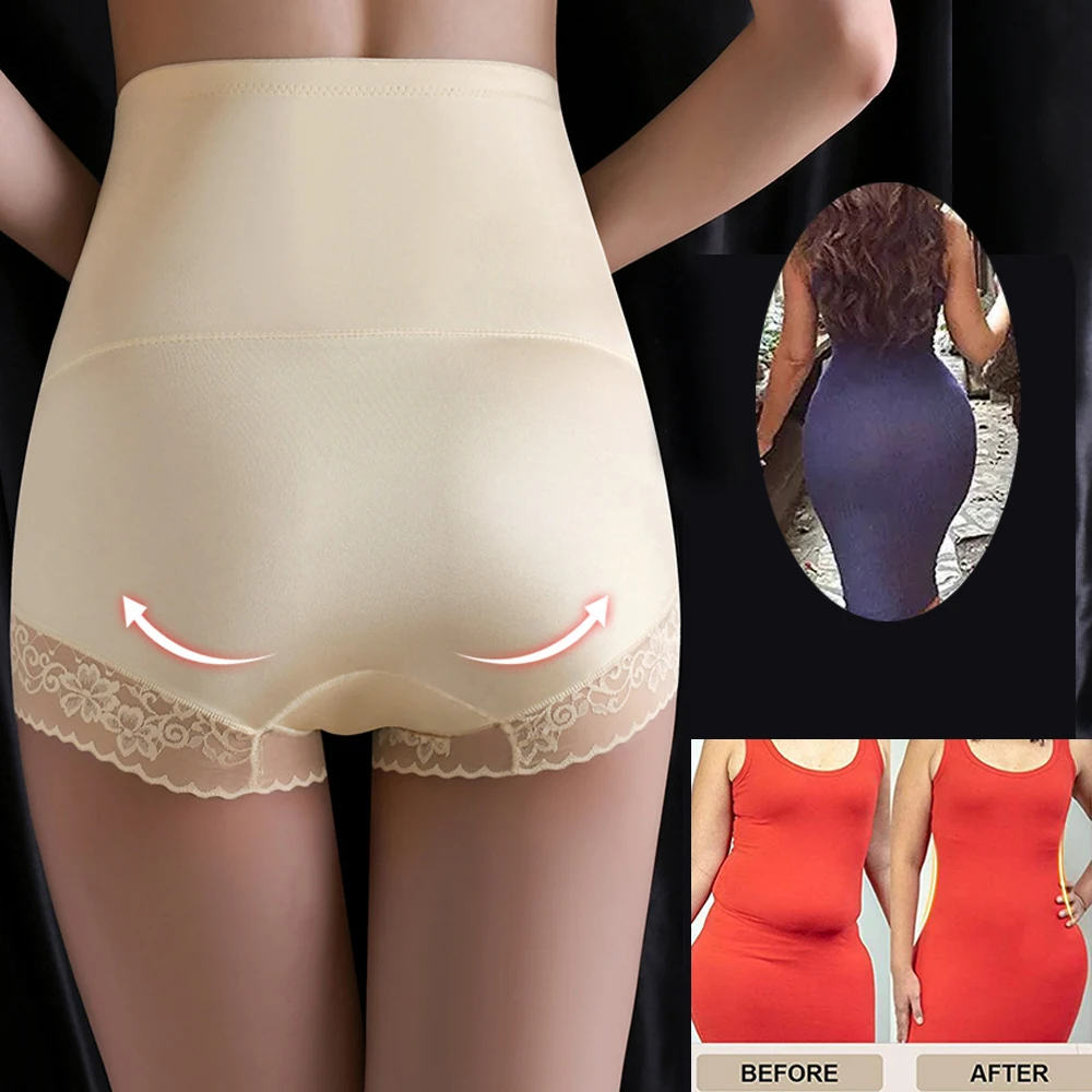 Body Shapewear Buikcontrole Slipje Dames Hoge taille Body Shapers Verminderen en vormgeven van ondergoed