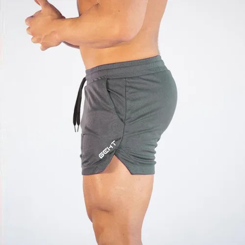 Imagen 2 del producto Pantalones cortos deportivos de secado rápido de verano para hombre, pantalones cortos deportivos para correr, pantalones cortos de natación de playa de secado rápido transpirables de alta elasticidad
