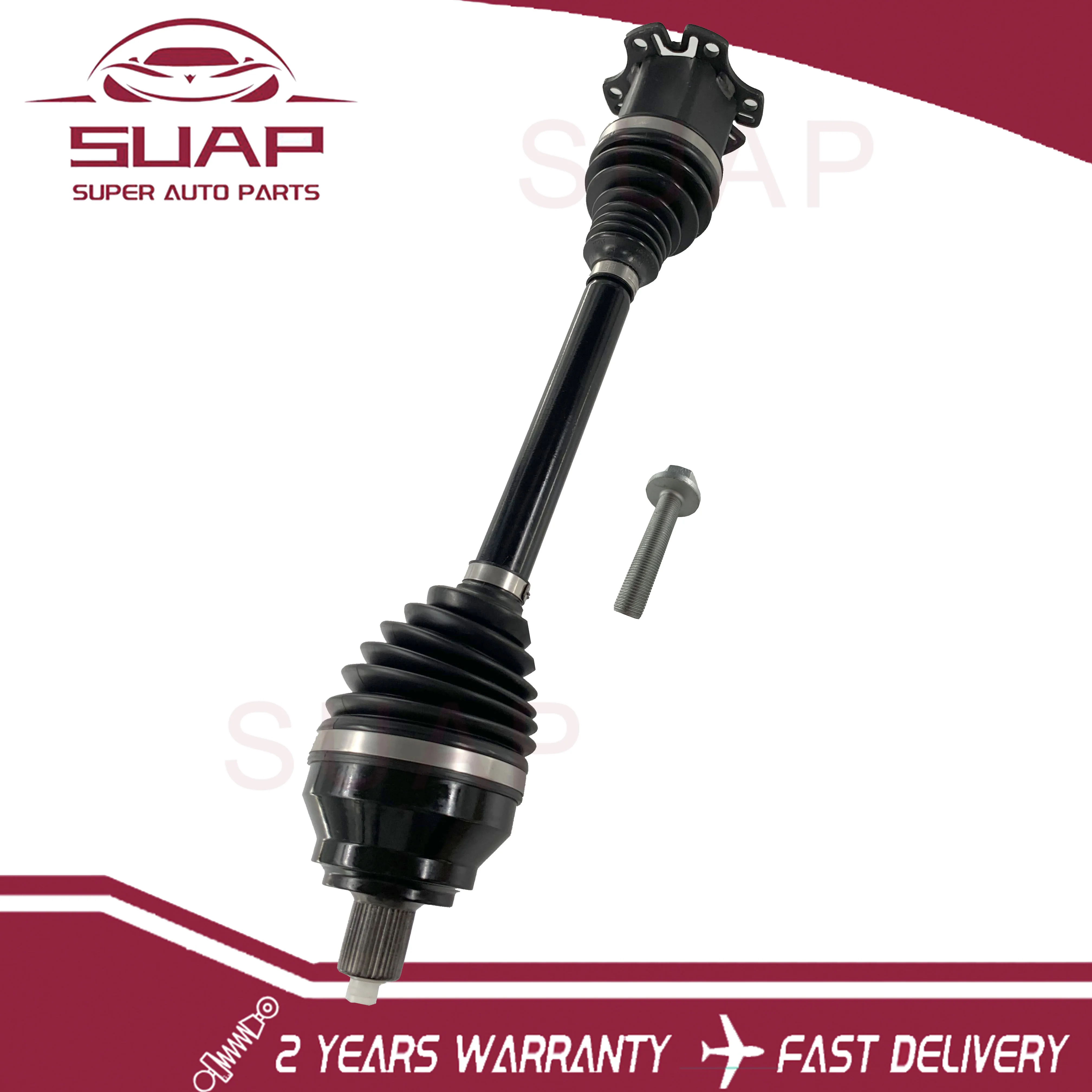 For Bentley Continental 2003-2012 NEW Front CV Joint Axle Drive Shaft 3W0407271 3W0407272