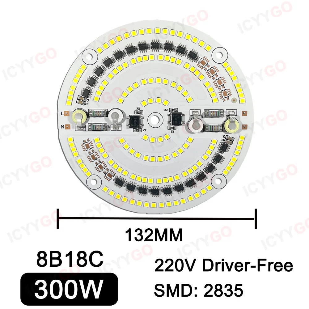 High Power 500W 400W 300W 150W 100W LED High Voltage Construction Site Lighting Driver-Free LED PCB Light Panel Lighting Panel