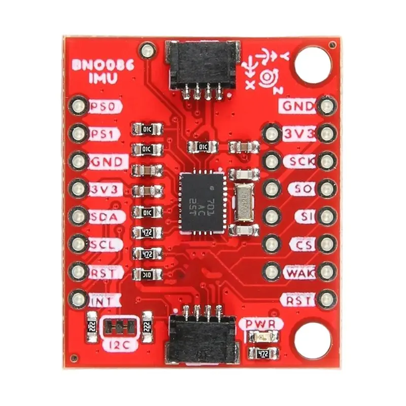 

Плата-адаптер JABS-SEN-22857 VR IMU BNO086 Qwiic/STEMMA QT, 9-осевой акселерометр-гироскоп