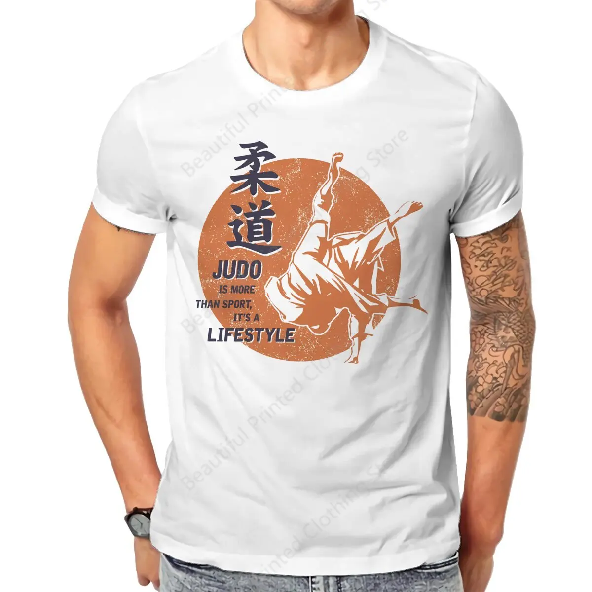 

Men Women Fashion T-shirt Judo martial arts gift idea Printed Short Sleeved T-shirts Fashion Loose Tops Street Short Sleeve